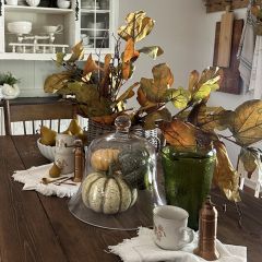 Vibrant Faux Maple Leaf Spray