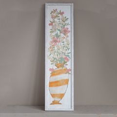 Vibrant Floral Wood Wall Decor