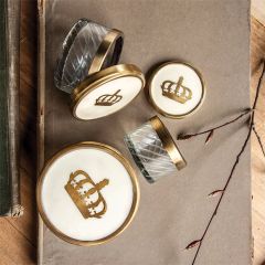 Victorian Inspired Lidded Trinket Jars Set of 3