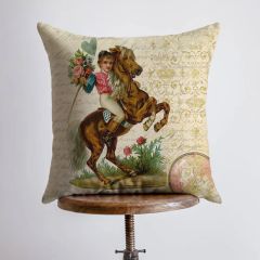 Victorian Vintage Valentine Accent Pillow
