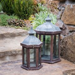 Villa Park Hill Lantern Set of 2