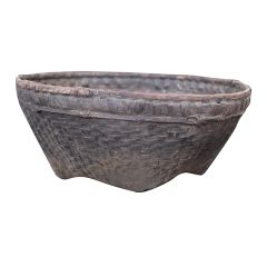 Vintage Bamboo Picking Basket