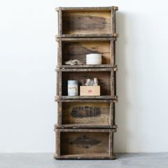 Vintage Brick Mold Bookshelf