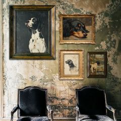 Vintage Dog Gallery Wall Art