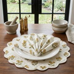 Vintage Florals Cotton Napkin