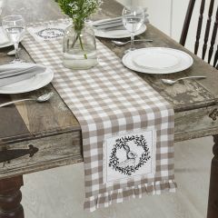 Vintage Hare Buffalo Check Table Runner