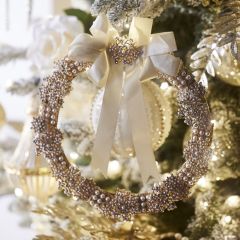 Vintage Inspired Brooch Wreath