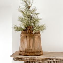 Vintage Inspired Decorative Butter Churn 11 inch
