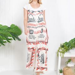 Vintage Inspired Feed Sack Baseball Cotton Overalls