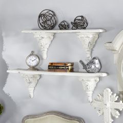 Vintage Inspired Floating Wall Shelf