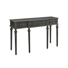 Vintage Inspired Fluted Leg Console