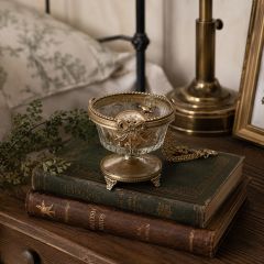 Vintage Inspired Footed Urn Trinket Dish