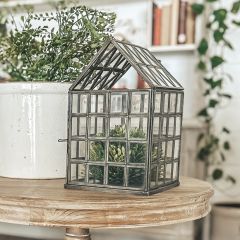 Vintage Inspired Greenhouse Terrarium