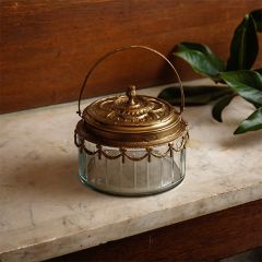 Vintage Inspired Handled Vanity Jar