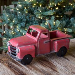 Vintage Inspired Metal Farm Truck Decor