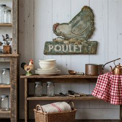 Vintage Inspired Metal Wall Sign