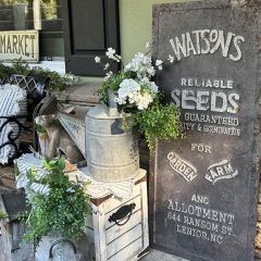 Vintage Inspired Seed Advertising Sign