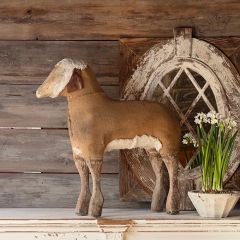 Vintage Inspired Sheep Figurine