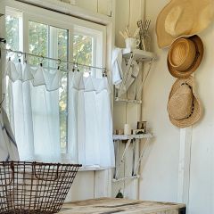 Vintage Inspired Towel Rack Shelf