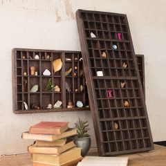 Vintage Wood Printers Tray