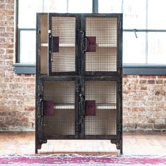 Vintage Inspired Workshop Locker Cabinet