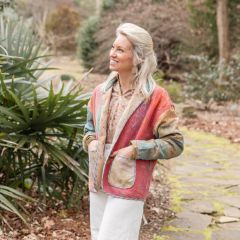 Vintage Kantha Patchwork Jacket