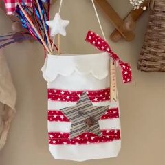 Vintage Linen Liberty Hanging Decor