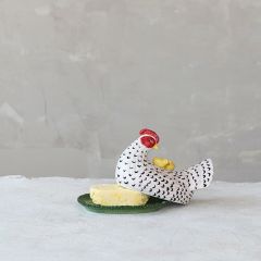 Vintage Reproduction Hen Butter Dish