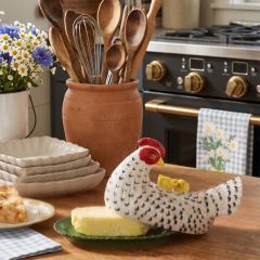 Vintage Reproduction Hen Butter Dish