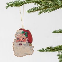 Vintage Reproduction Santa Ornament