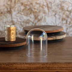 Vintage Style Simple Glass Display Dome 6 Inch