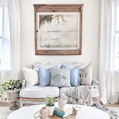 Vintage Style Swan Wall Art