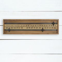 Vintager Inspired Sliding Calendar Wall Decor