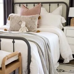 Waffle Weave Cotton Coverlet 1 PC