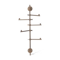 Wall Mount 5 Hook Coat Rack