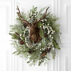 Wall Mount Deer Head Plaque