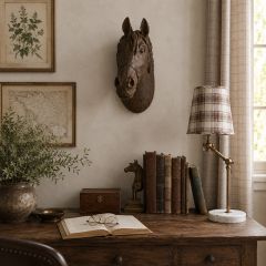 Wall Mount Old World Horse Head