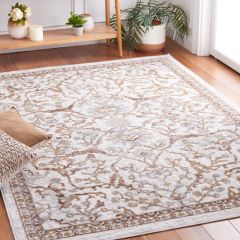 Warm and Wonderful Beige/Brown Area Rug