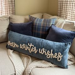 Warm Winter Wishes Lumbar Pillow