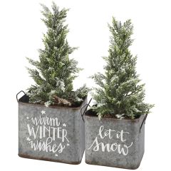Warm Wishes Bin Set of 2