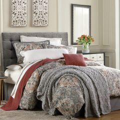 Washed Linen Boho Pattern Duvet Set