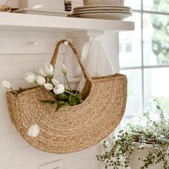 Water Hyacinth Handled Tote