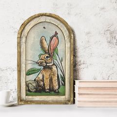 Watercolor Rabbit Framed Wall Art