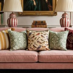 Watercolor Songbird Accent Pillow