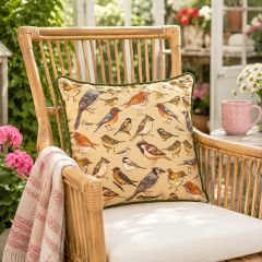 Watercolor Songbird Accent Pillow