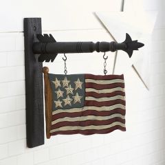 Waving Flag Arrow Sign and Hanger Set