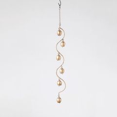 Wavy Jingle Bells Hanging Wall Decor Set of 2