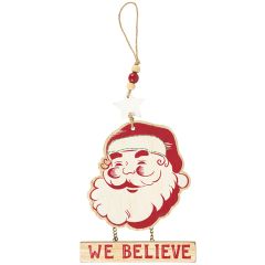 We Believe Santa Ornament