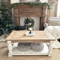 Weathered Countryside Cottage Coffee Table