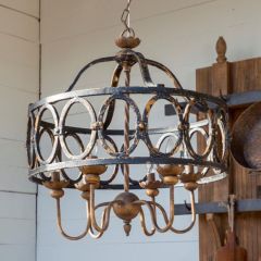 Weathered Farm Chandelier